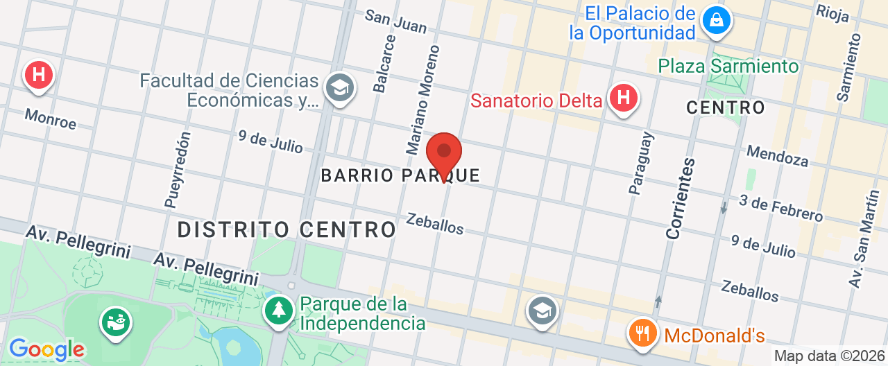 Mapa de la ubicación