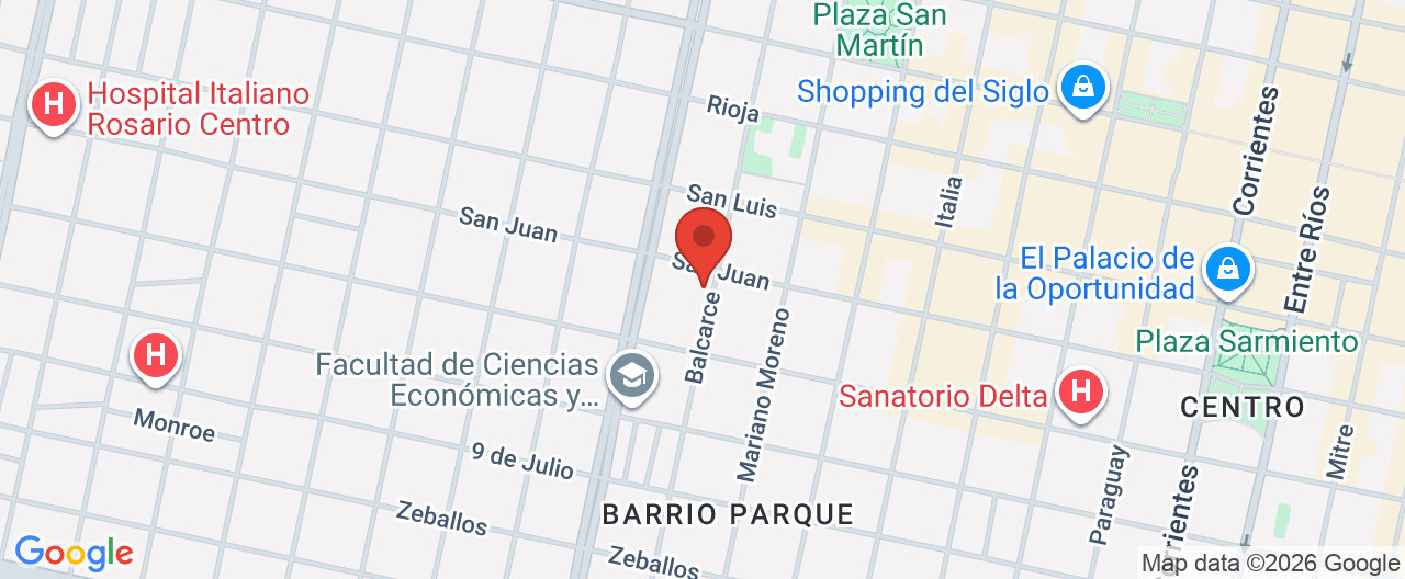 Mapa de la ubicación