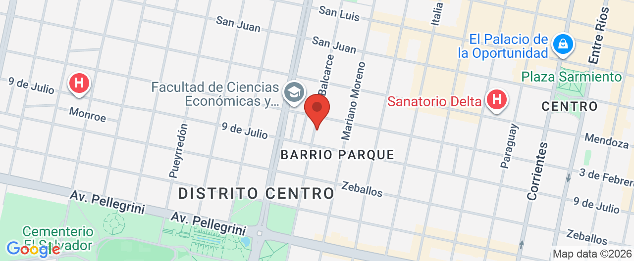 Mapa de la ubicación