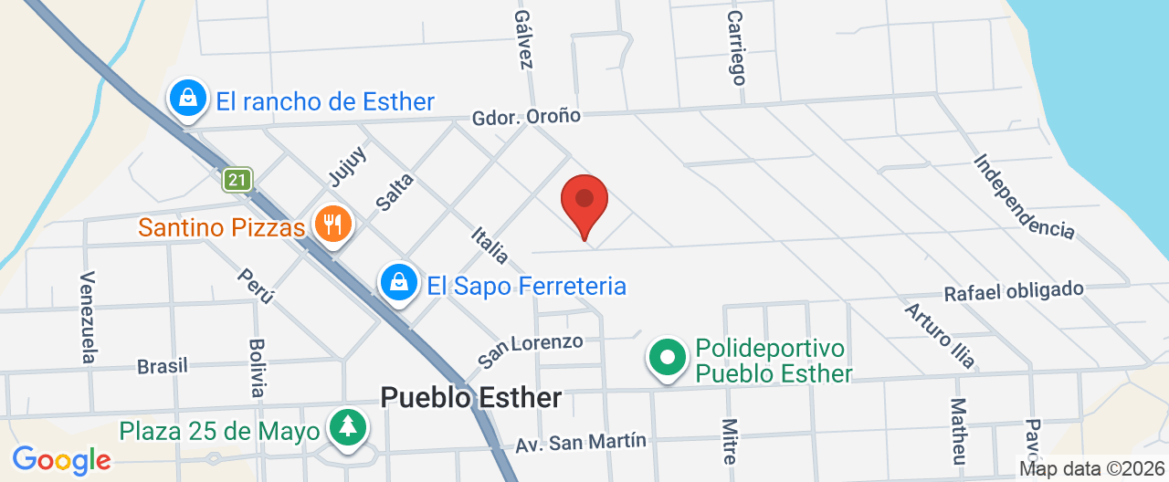 Mapa de la ubicación
