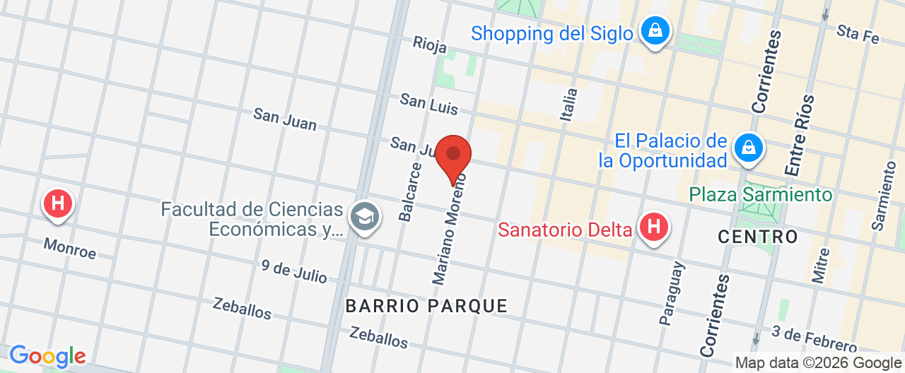 Mapa de la ubicación