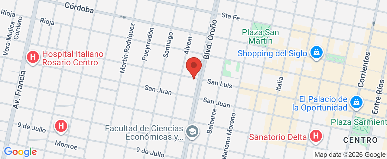 Mapa de la ubicación