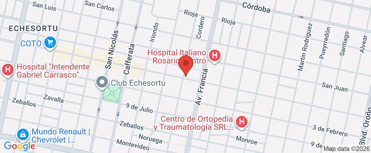 Mapa de la ubicación