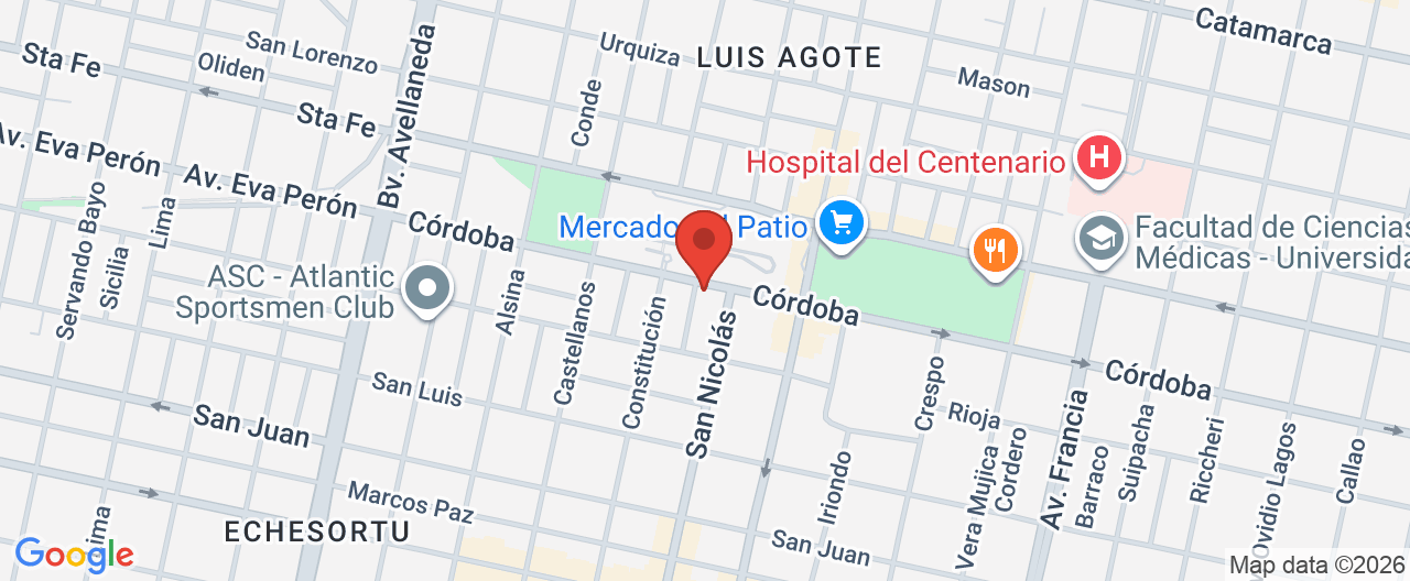 Mapa de la ubicación