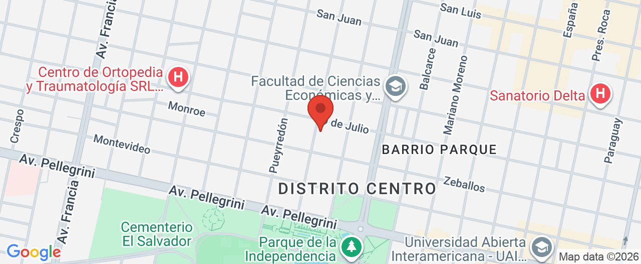 Mapa de la ubicación