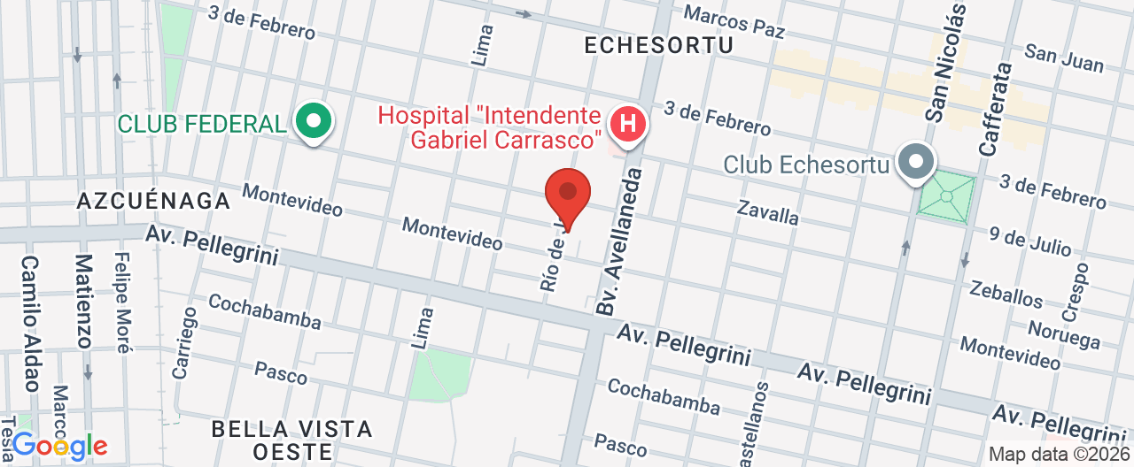 Mapa de la ubicación