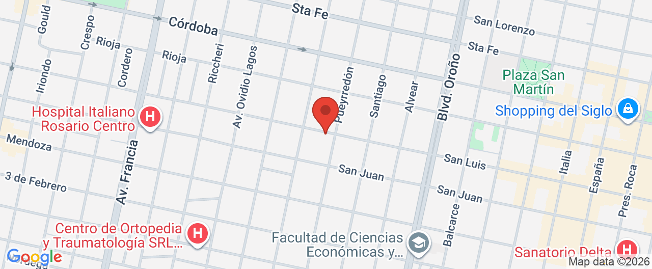 Mapa de la ubicación