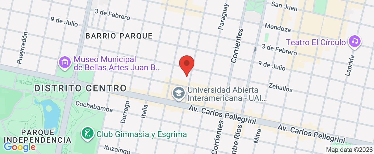 Mapa de la ubicación