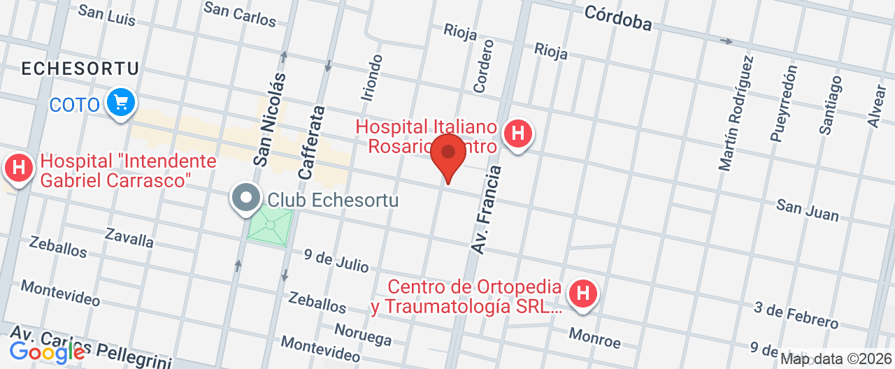 Mapa de la ubicación