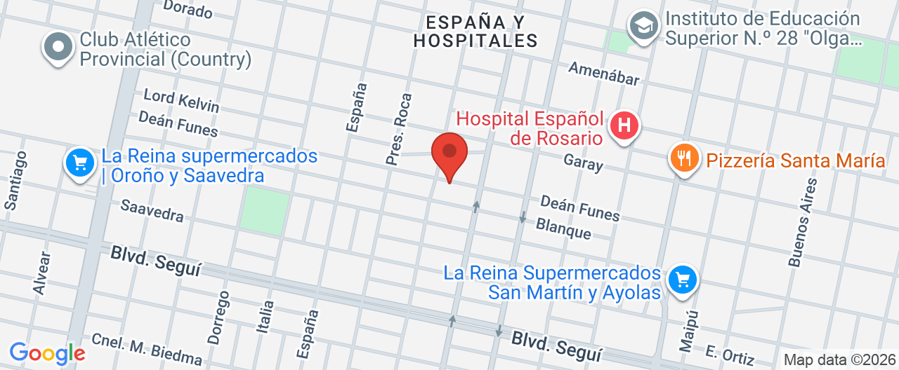 Mapa de la ubicación