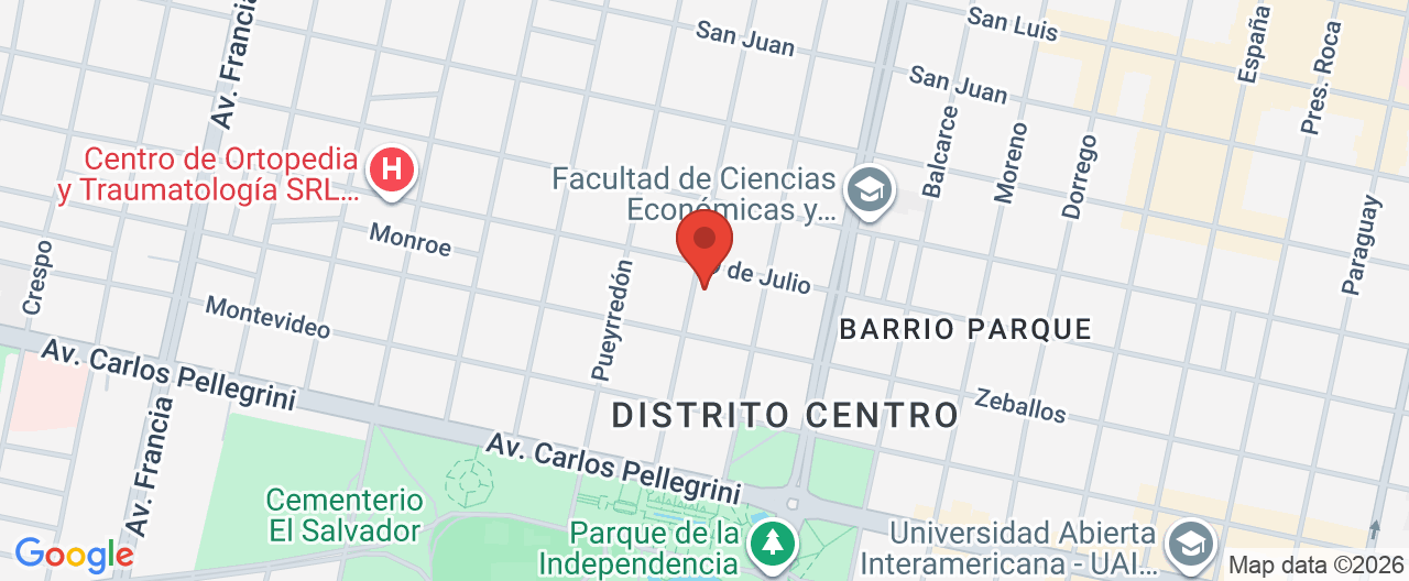 Mapa de la ubicación