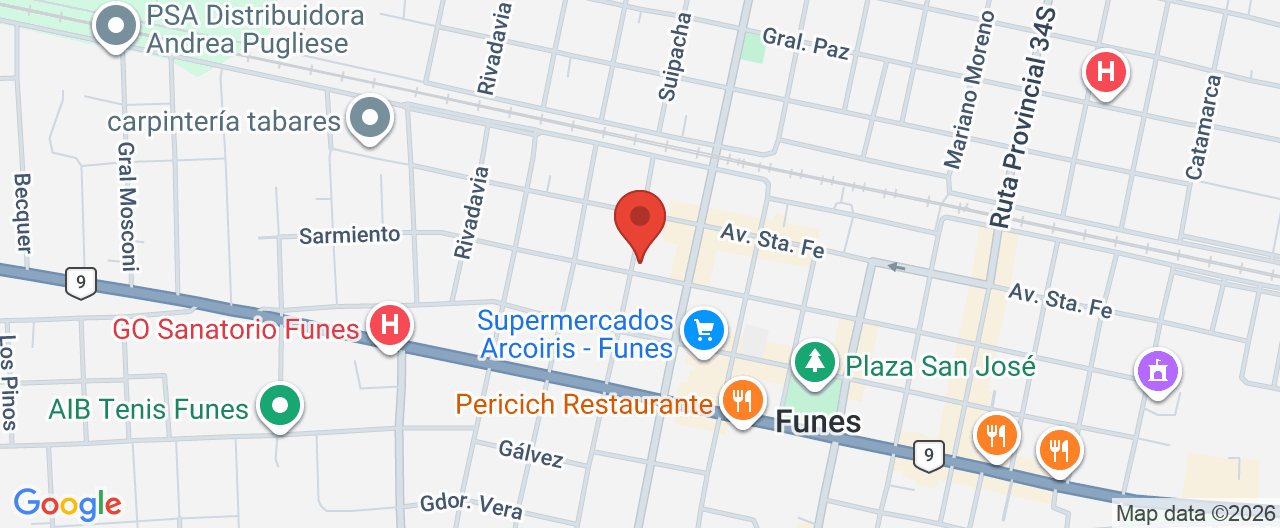 Mapa de la ubicación