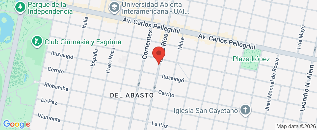 Mapa de la ubicación