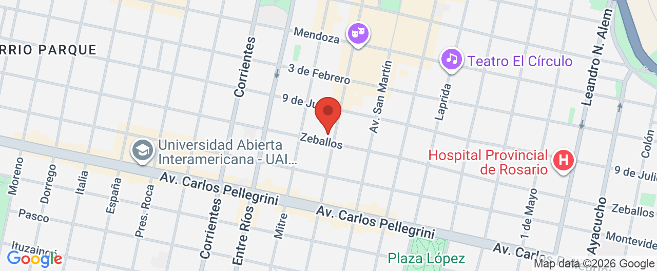 Mapa de la ubicación