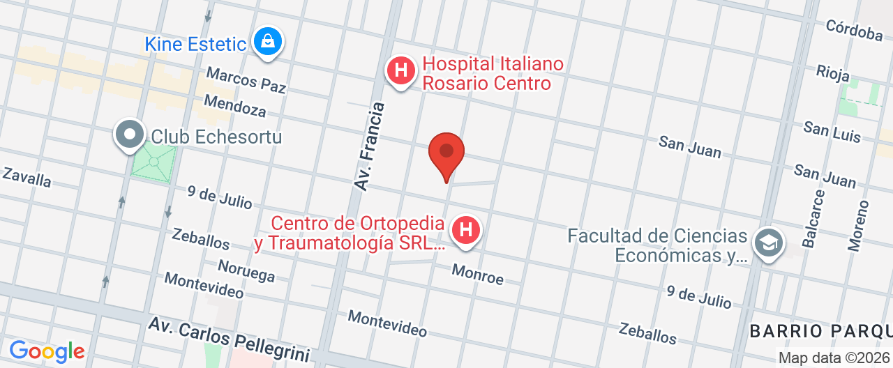 Mapa de la ubicación