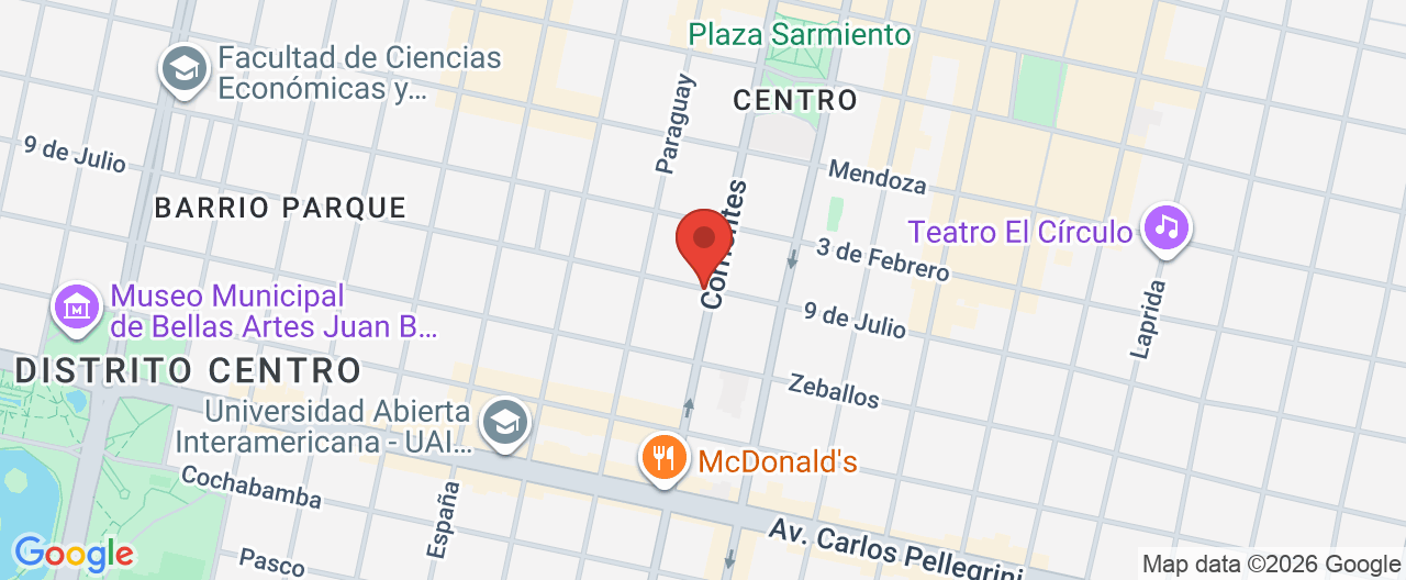 Mapa de la ubicación