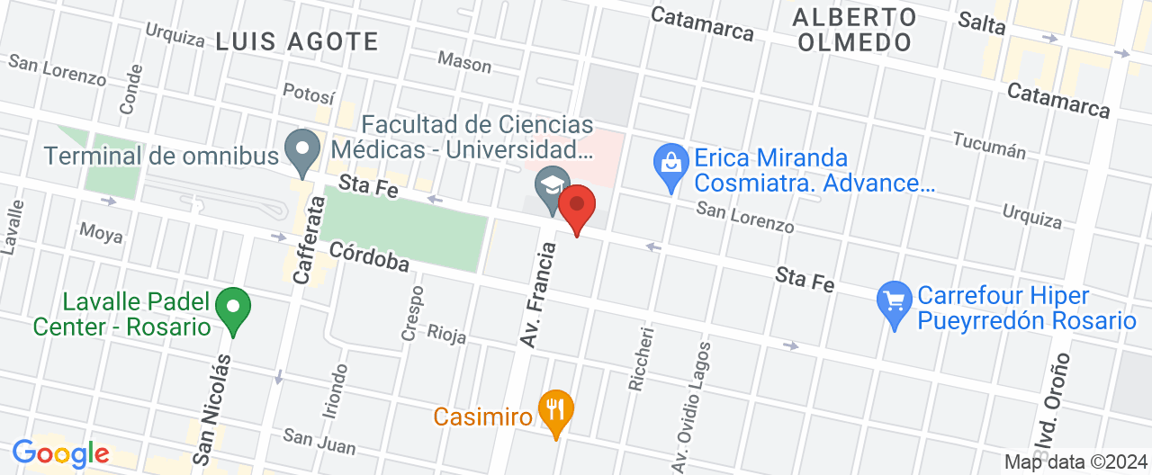 Mapa de la ubicación