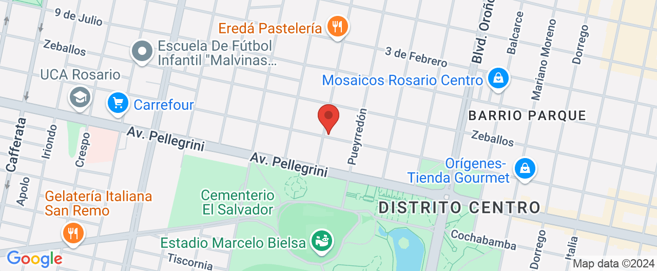 Mapa de la ubicación