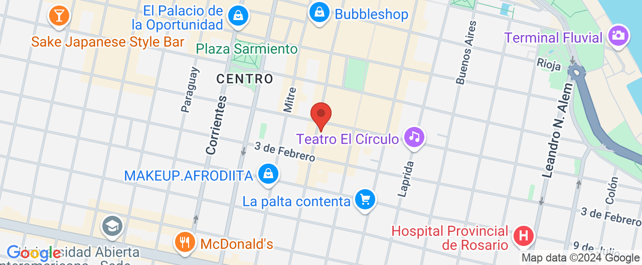 Mapa de la ubicación