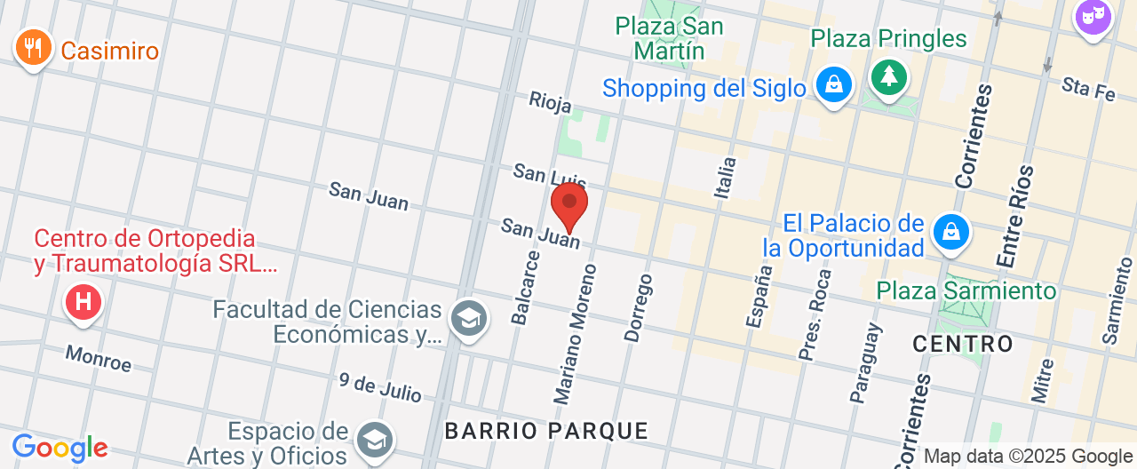 Mapa de la ubicación