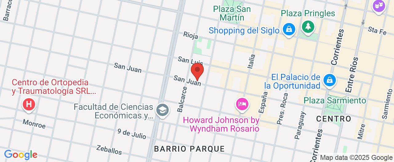Mapa de la ubicación