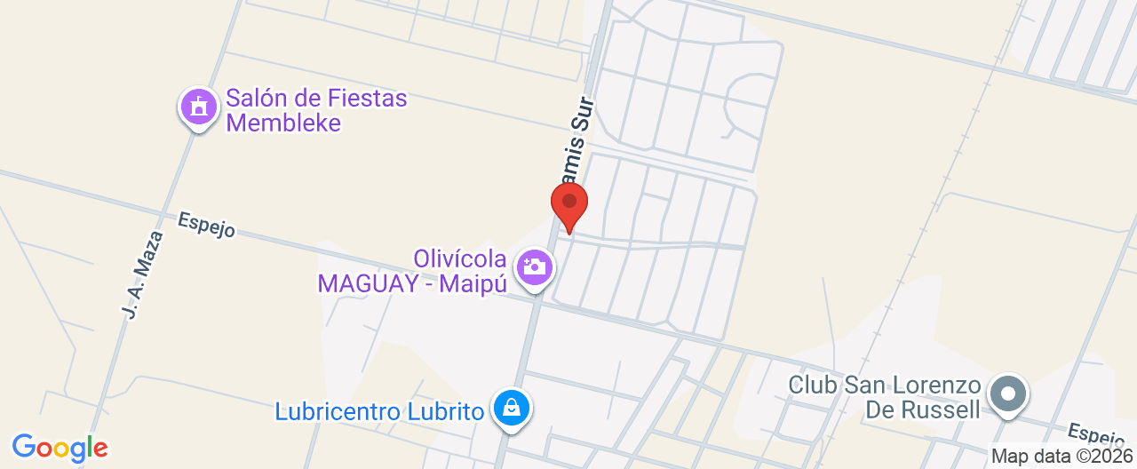 Mapa de la ubicación