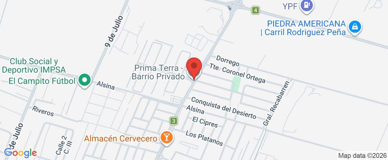 Mapa de la ubicación