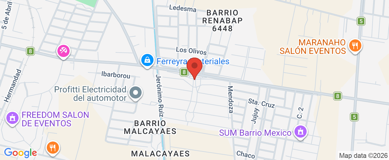 Mapa de la ubicación
