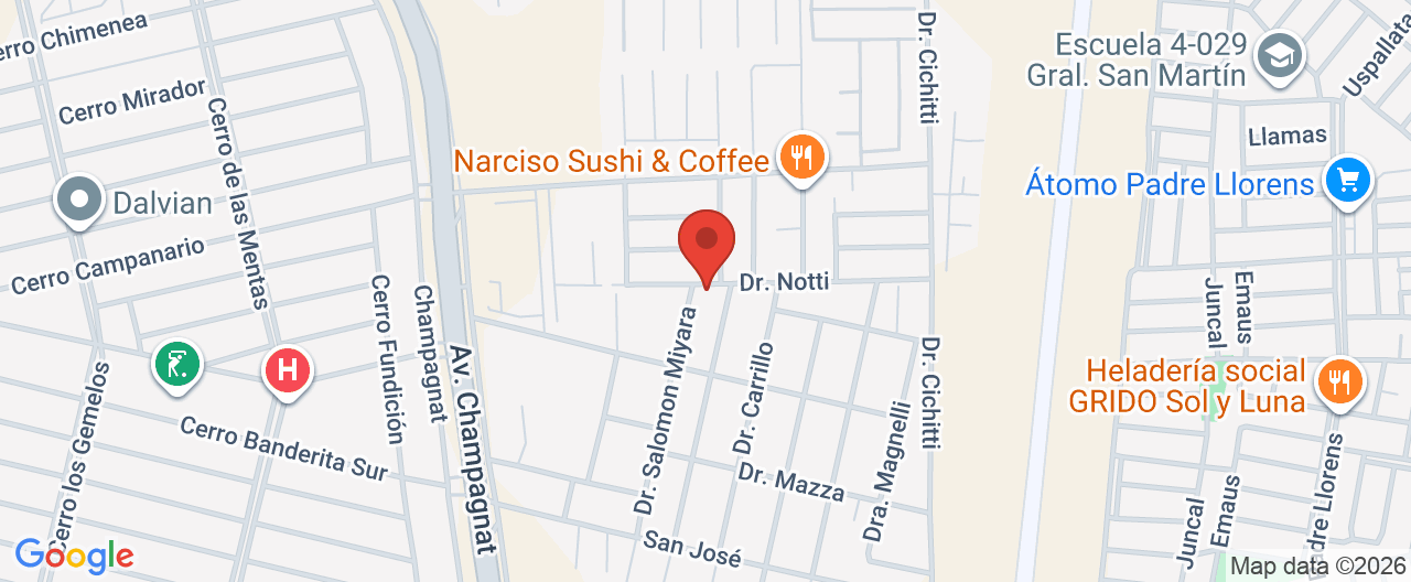 Mapa de la ubicación