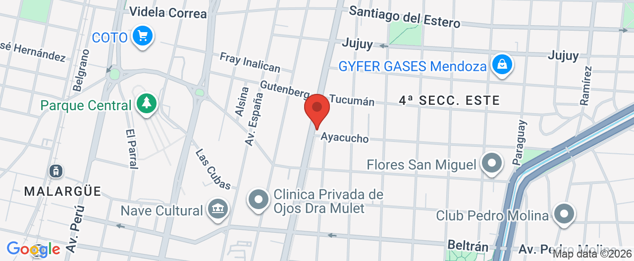Mapa de la ubicación