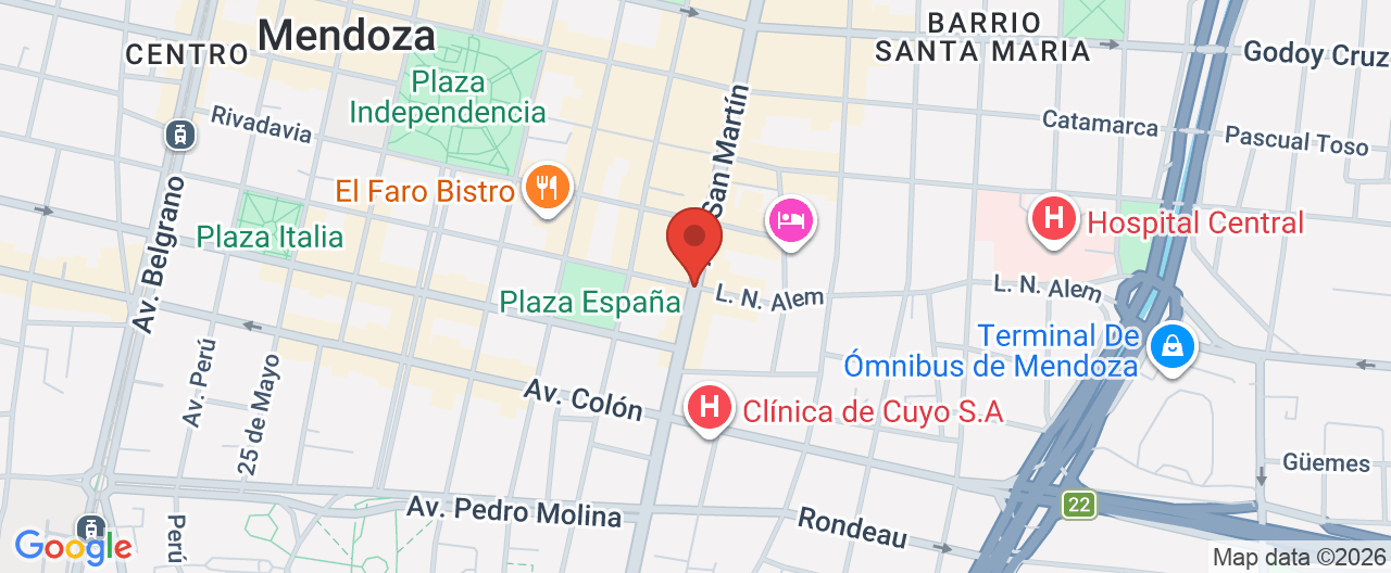 Mapa de la ubicación