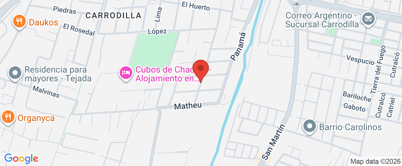 Mapa de la ubicación