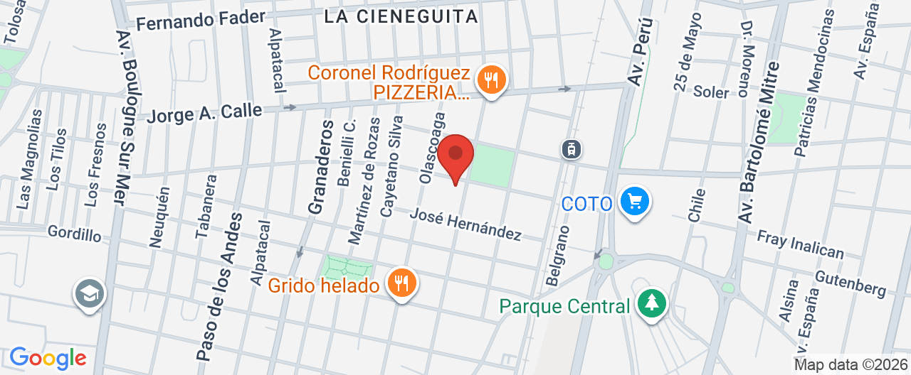 Mapa de la ubicación