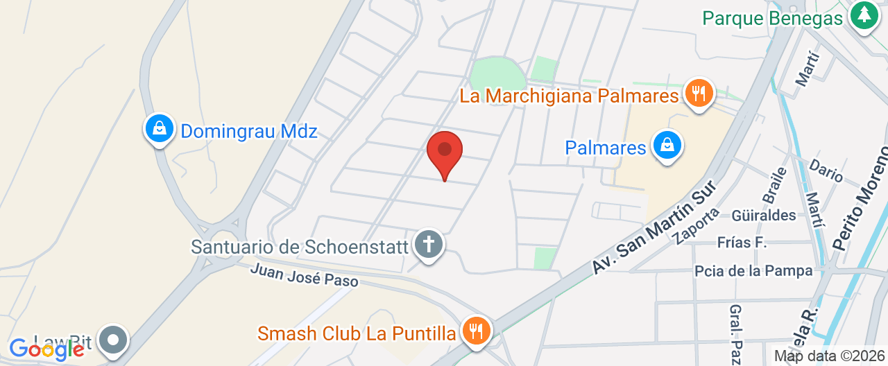 Mapa de la ubicación
