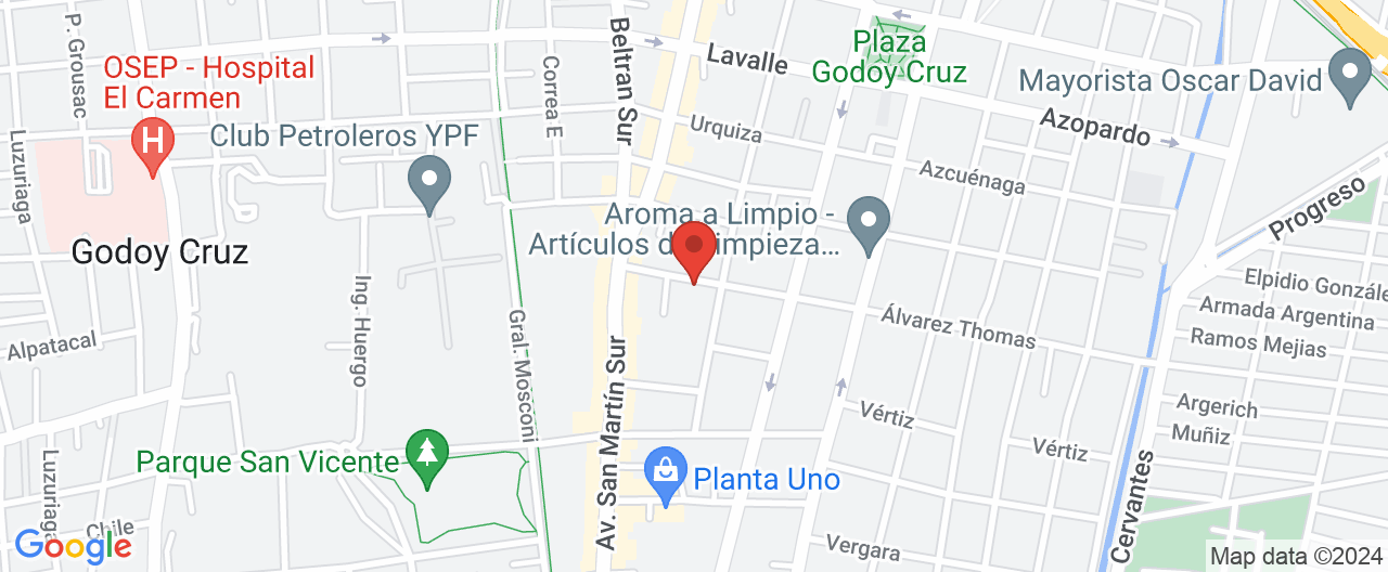 Mapa de la ubicación