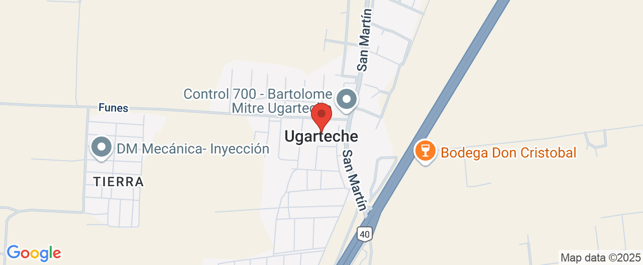 Mapa de la ubicación