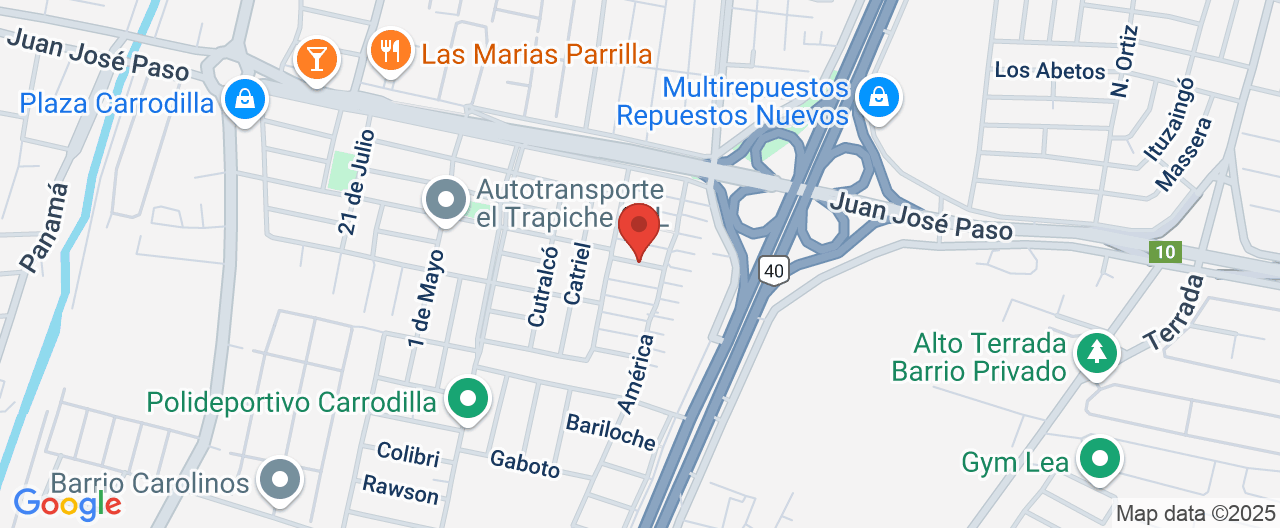 Mapa de la ubicación