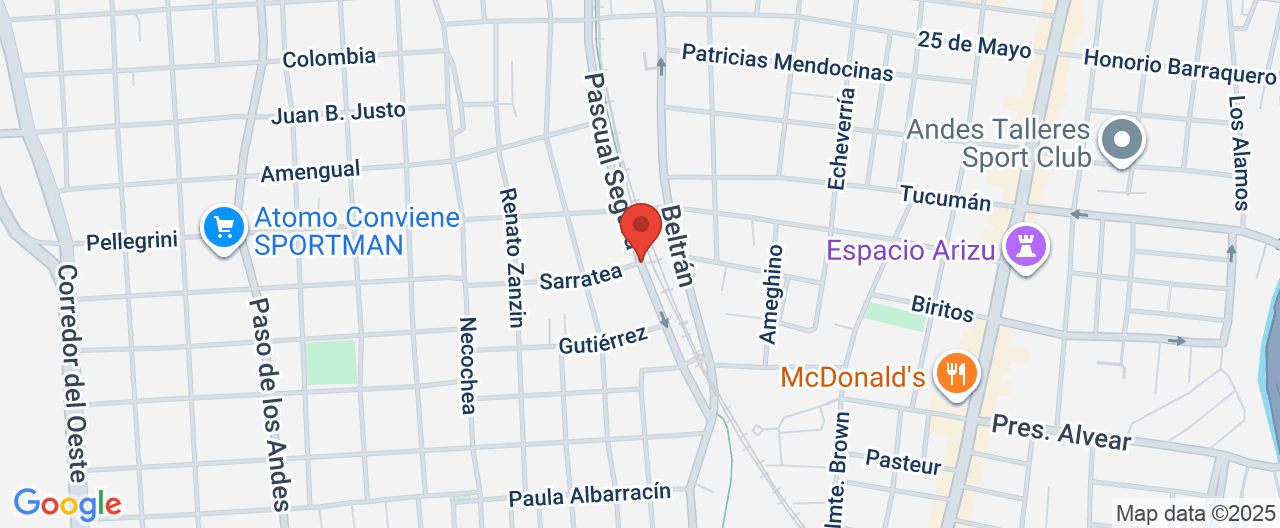 Mapa de la ubicación