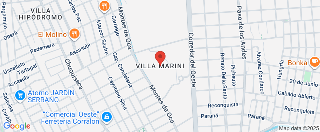 Mapa de la ubicación