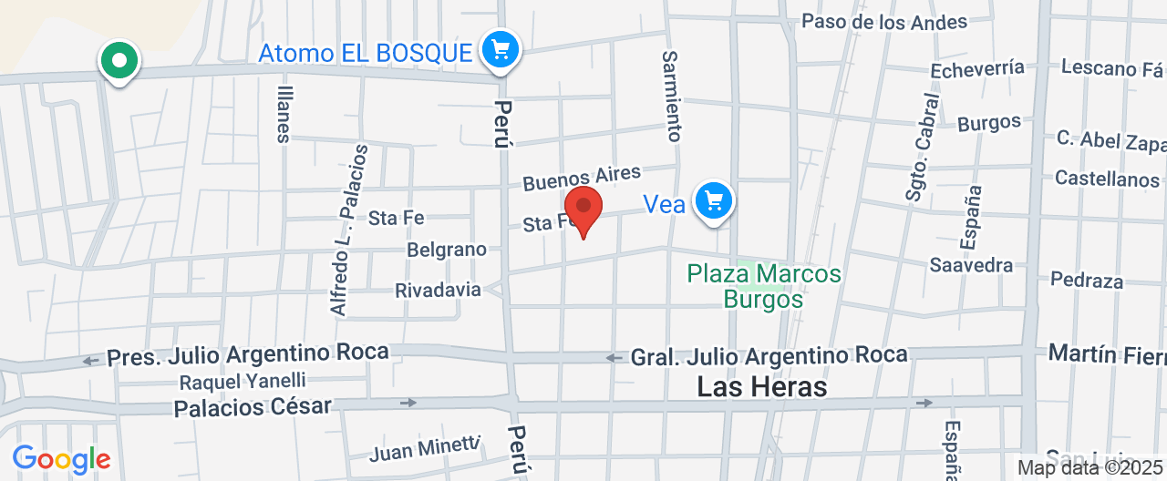 Mapa de la ubicación