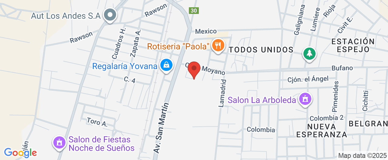 Mapa de la ubicación