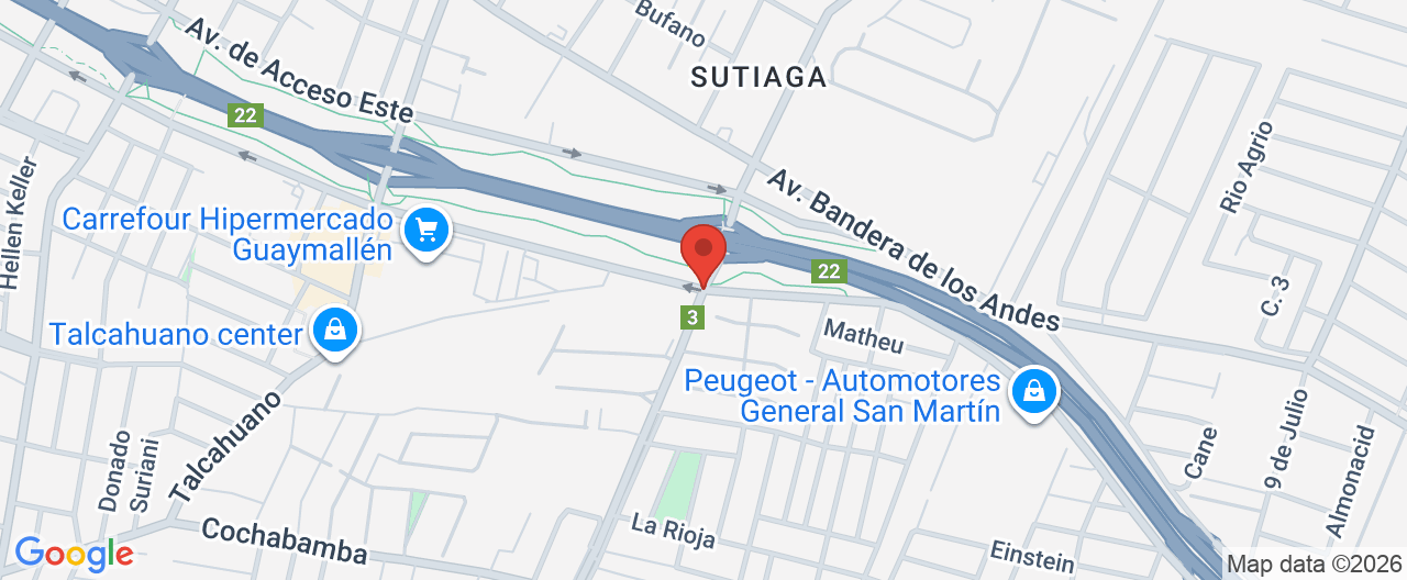 Mapa de la ubicación