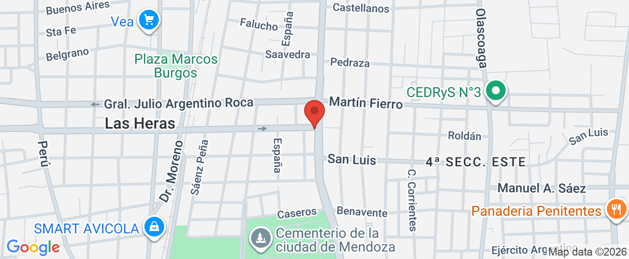 Mapa de la ubicación