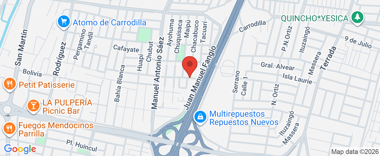 Mapa de la ubicación