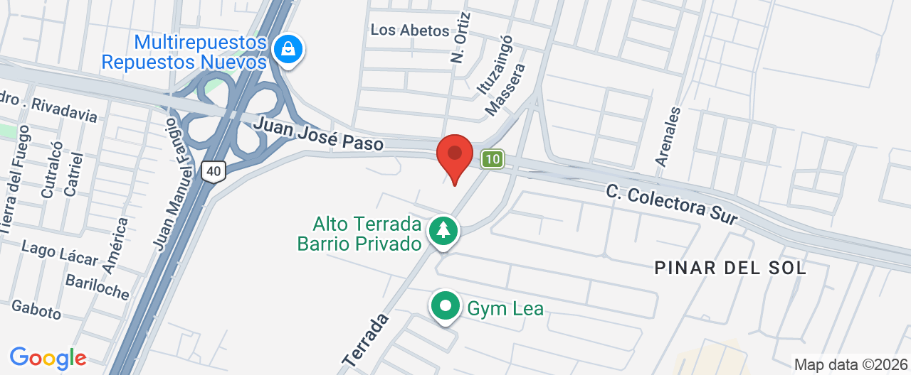 Mapa de la ubicación