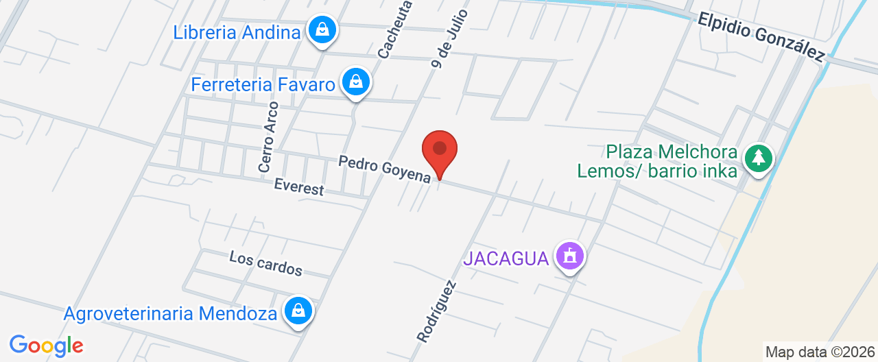 Mapa de la ubicación