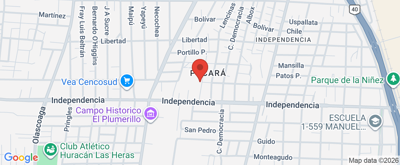 Mapa de la ubicación