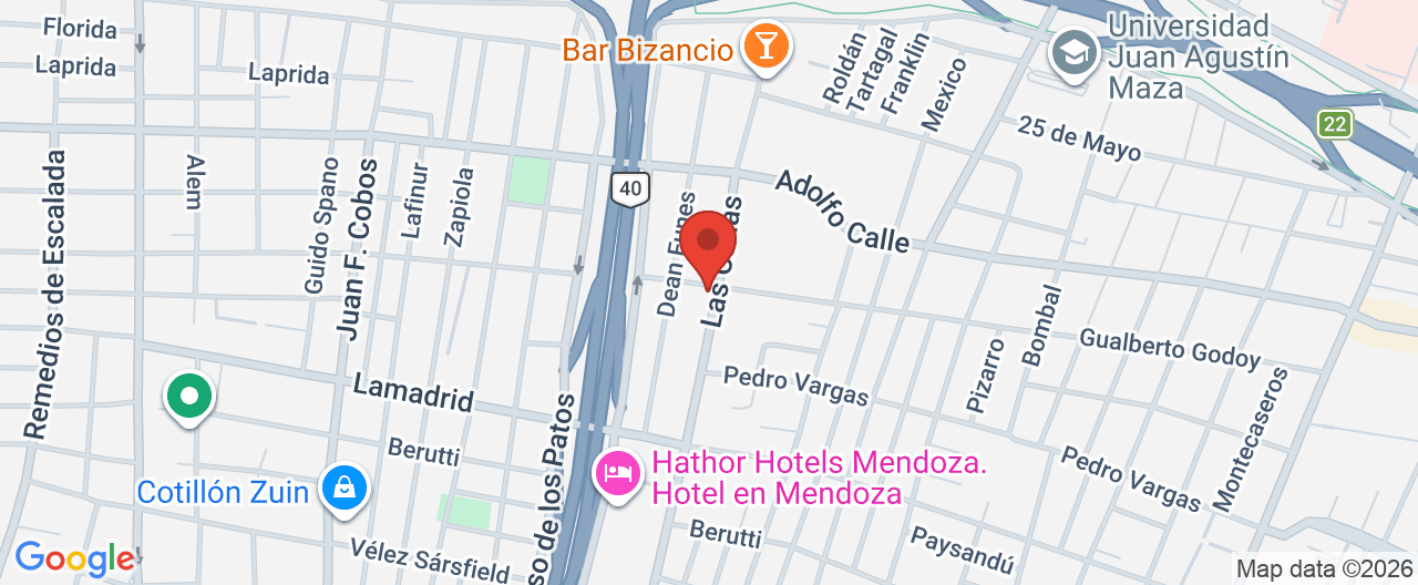 Mapa de la ubicación