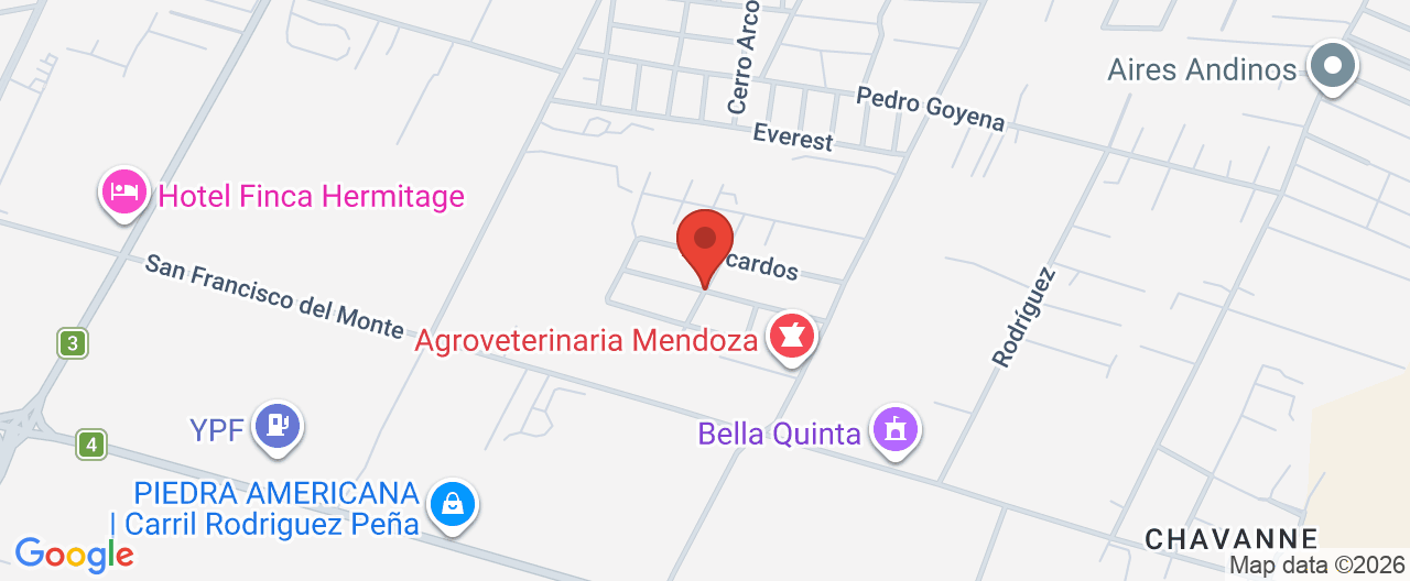 Mapa de la ubicación