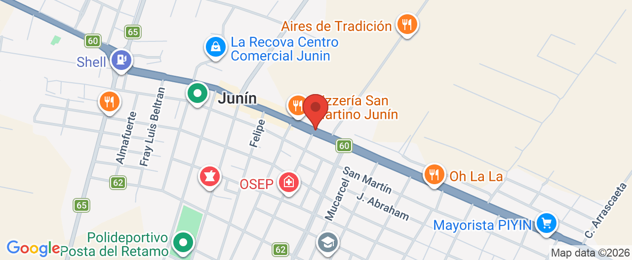 Mapa de la ubicación
